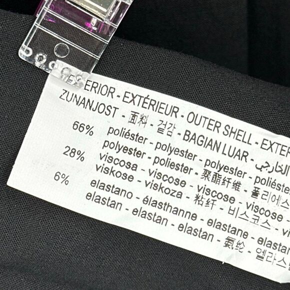 NWT Zara Black Box Pleat Belted Long Sleeve Collared Mini Blazer Dress Size XS - Picture 10 of 11